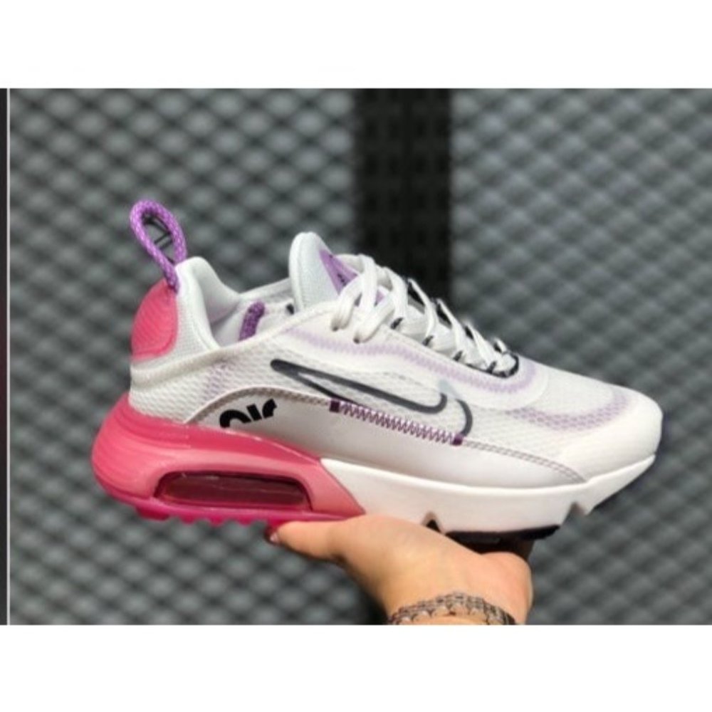 Nike Air Max shoes Basketball training fashion athletic pink white